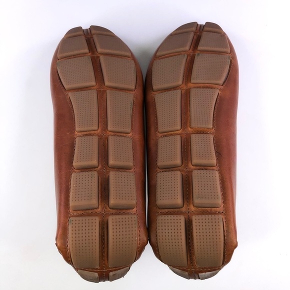 The Men’s Store Bloomingdales Cognac Penny Driver Shoes Size 9.5 main image 4